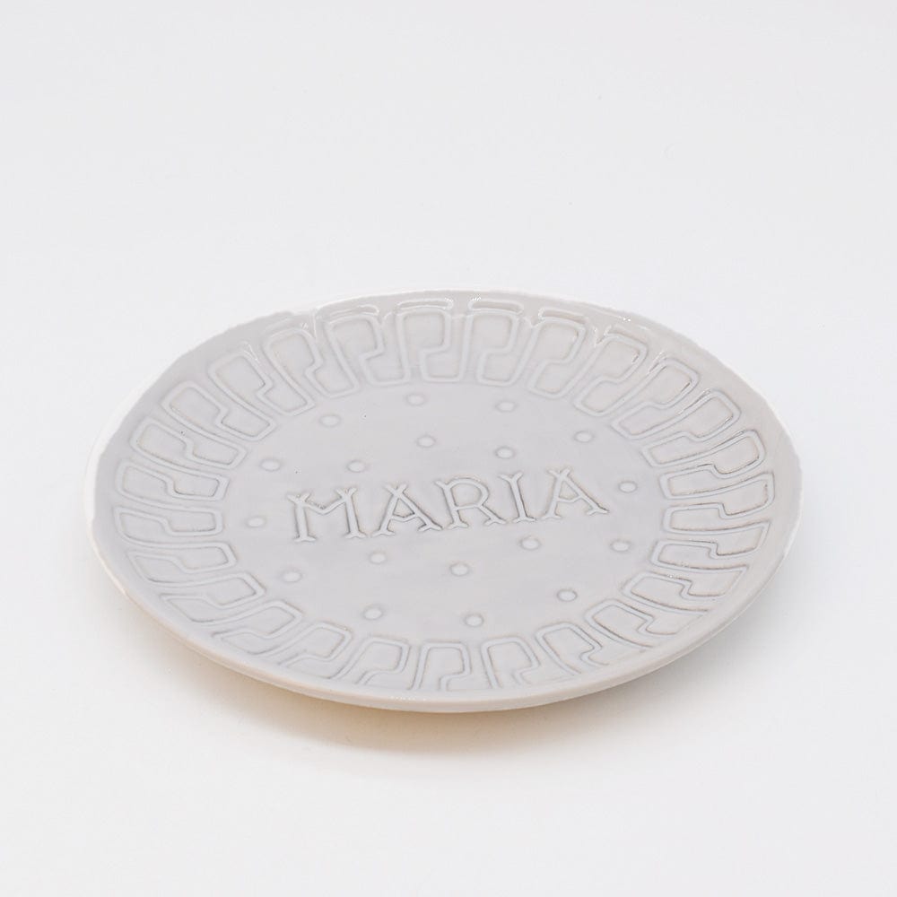 Maria I Ceramic Plate - White