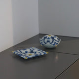 Marinha Grande | Deep Fused Glass Bowl - Azulejos