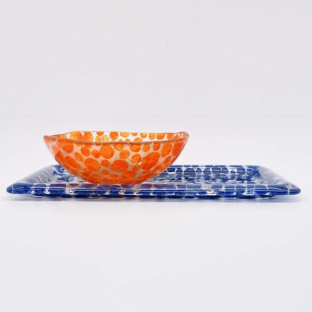 Marinha Grande I Glass Salad Bowl - 11"