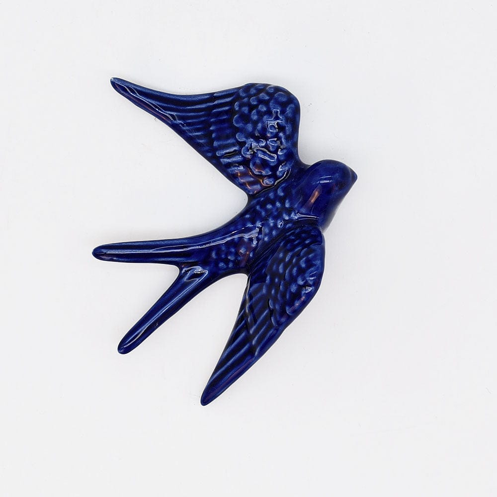 Medium Ceramic Swallows - 20 colors Cobalt blue