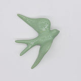 Medium Ceramic Swallows - 20 colors Light green