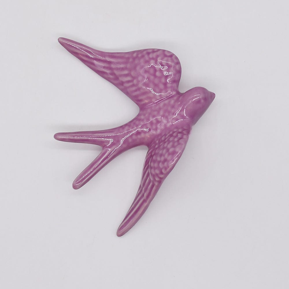 Medium Ceramic Swallows - 20 colors Purple