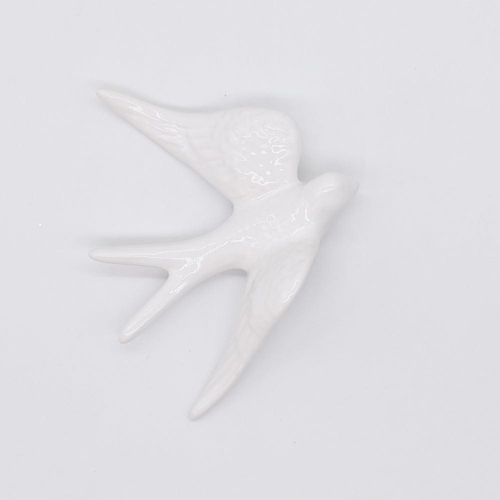 Medium Ceramic Swallows - 20 colors White