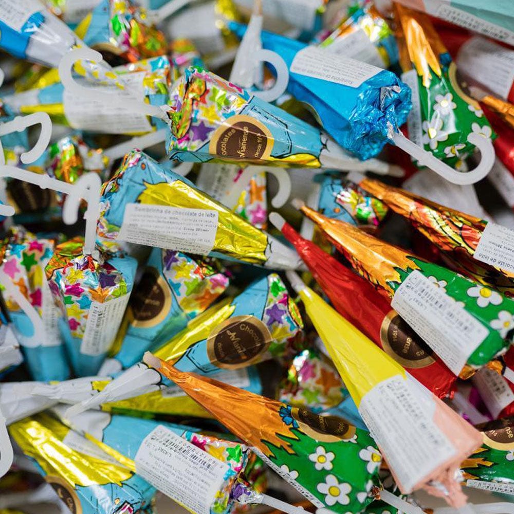 Milk Chocolate Umbrellas