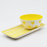 Namorados I Large Bowl 15cm - Yellow