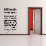 Nesta Casa I Wall sticker