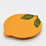 Orange-shaped Ceramic Soup Plate