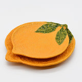 Orange-shaped Ceramic Soup Plate