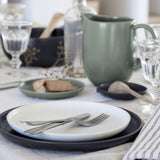 Pacifica I Stoneware Dinner Plate - Black