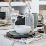 Pacifica I Stoneware Dinner Plate - Black