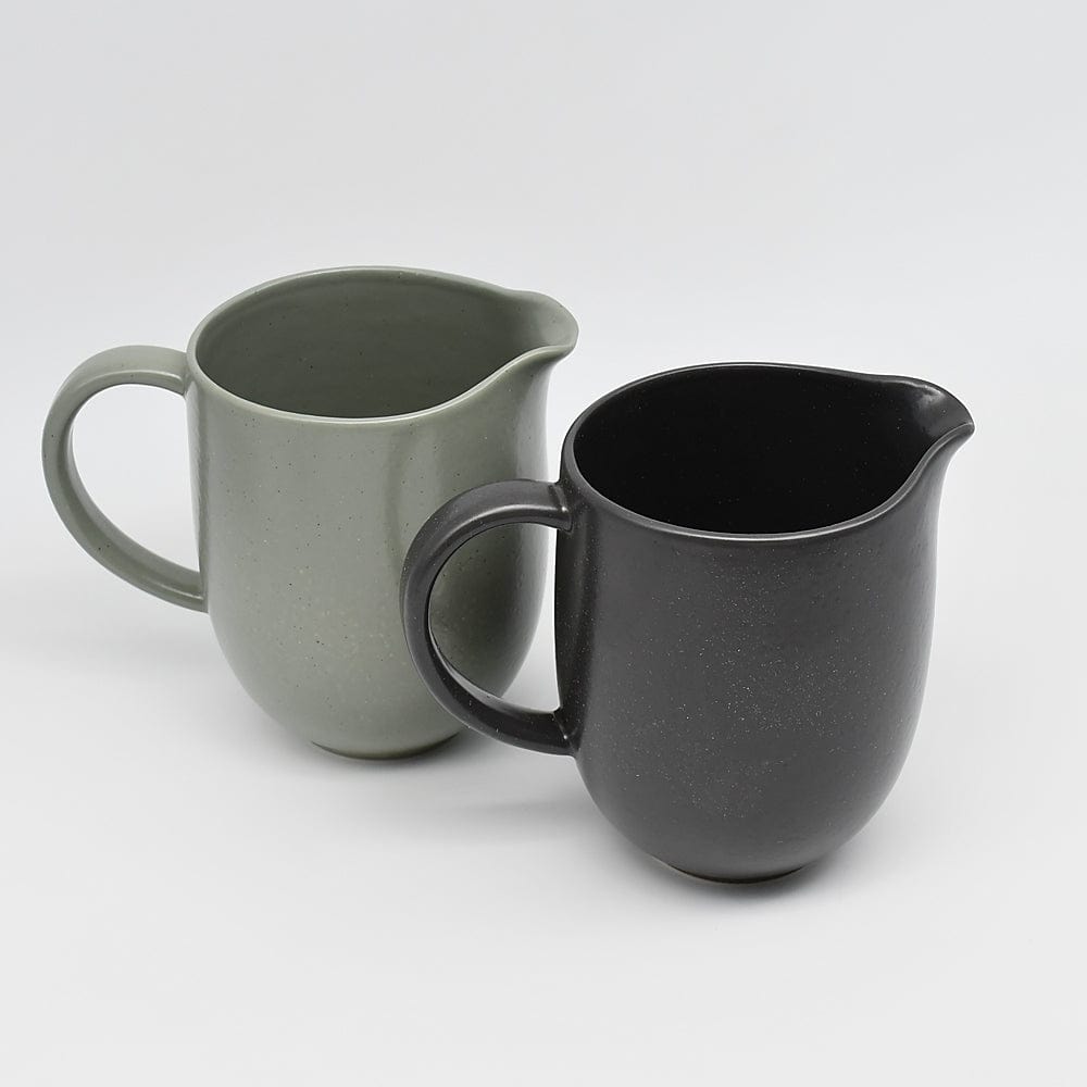 Pacifica I Stoneware Pitcher - Black