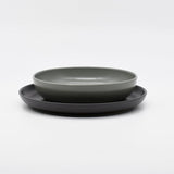 Pacifica I Stoneware Soup Plate - Black