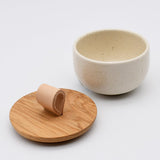 Pacifica | Stoneware Salt Pot - Beige