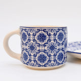 Padrão I Ceramic Cup and Saucer