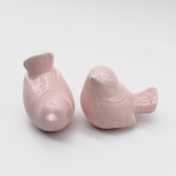 Pair of Ceramic Birds - 13 colors Pink