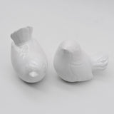 Pair of Ceramic Birds - 13 colors White