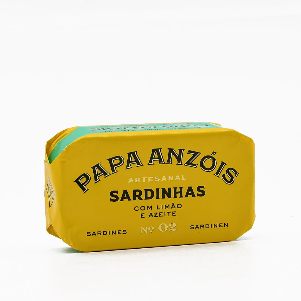 Papa Anzóis I Canned Sardines in Olive Oil with Lemon