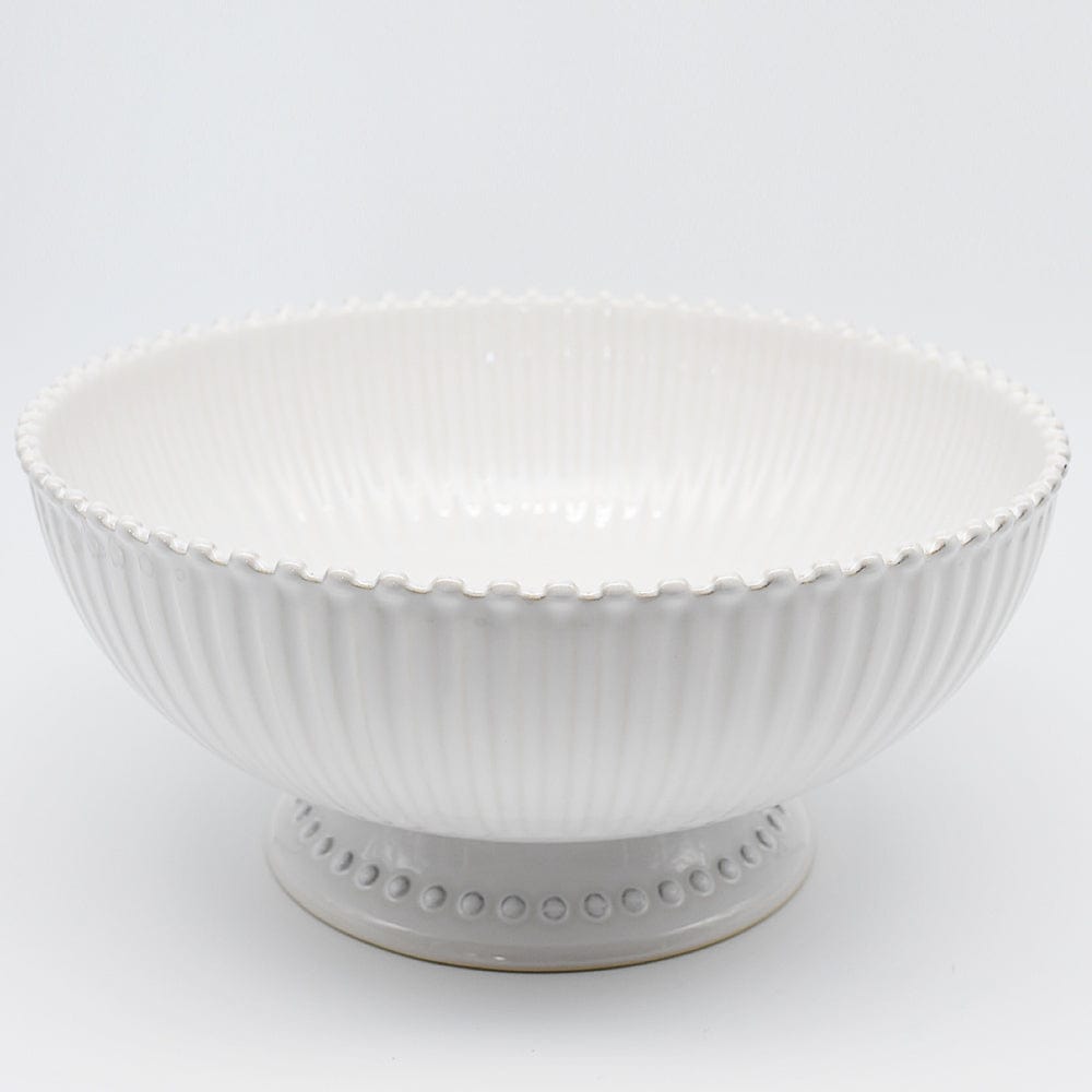 Pearl | Stoneware Centerpiece / Fruit basket