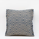 Pillow Cover in Recycled Fibers - Blue