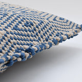 Pillow Cover in Recycled Fibers - Blue