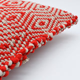 Pillow Cover in Recycled Fibers - Red