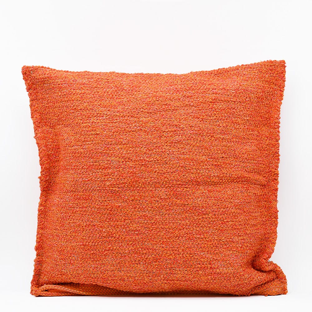 Portuguese Handmade Oversized Pillow Cover - Orange