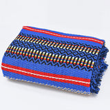 Portuguese Style fringed Blanket - Blue