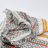 Portuguese Style fringed Blanket - Light Grey