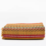 Portuguese Style fringed Blanket - Ochre