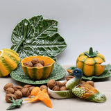 Pumpkin-shaped Ceramic Bowl