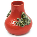 Rãs I Ceramic Vase - Red