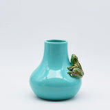 Rãs I Ceramic Vase - Turquoise