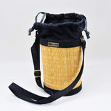 Reed and Denim Shoulder bag - Natural