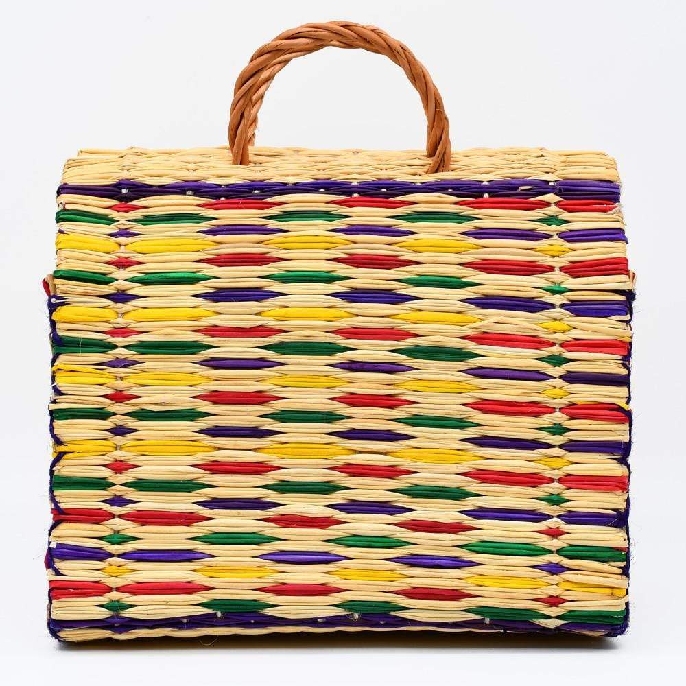 Reed Basket 11.8'' - Multicolor