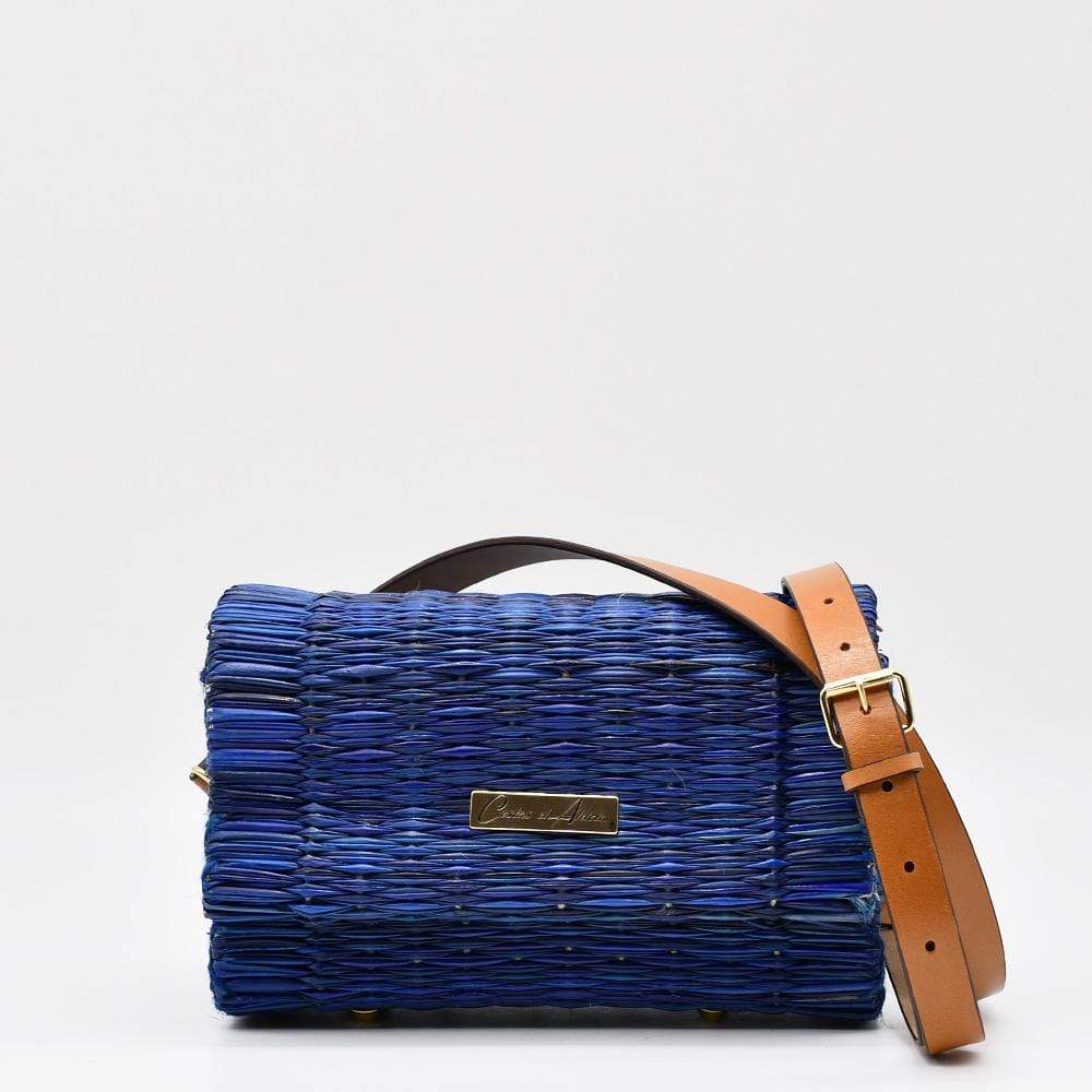 Reed Clutch Bag - 8.7'' - Blue