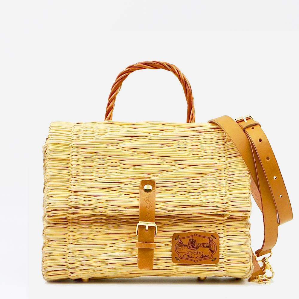 Reed Satchel Bag - 9.8'' - Natural