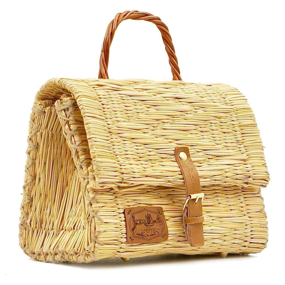 Reed Satchel Bag - 9.8'' - Natural