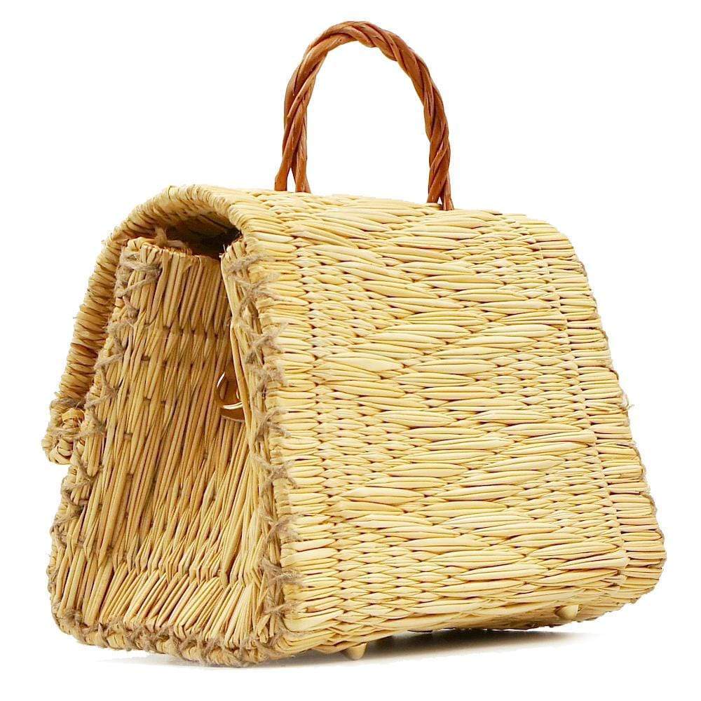 Reed Satchel Bag - 9.8'' - Natural