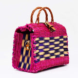 Reed Shopping bag - 8.7'' - Pink & Purple