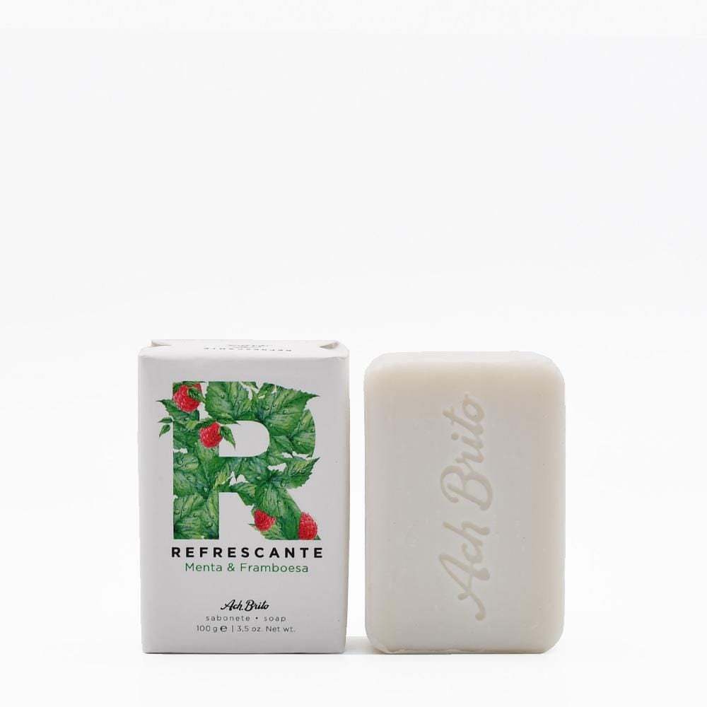 Refreshing Bar Soap with Mint and Raspberry