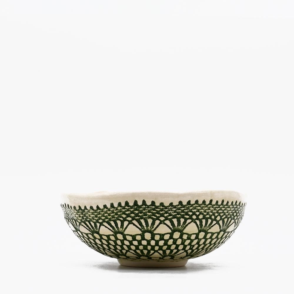 Renda I Handmade Ceramic Bowl - Green