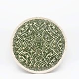 Renda I Handmade Ceramic Dinner Plate - Green