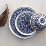 Renda I Handmade Ceramic Salad bowl - Blue