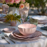 Rosa I Fine Stoneware Bowl - Pink