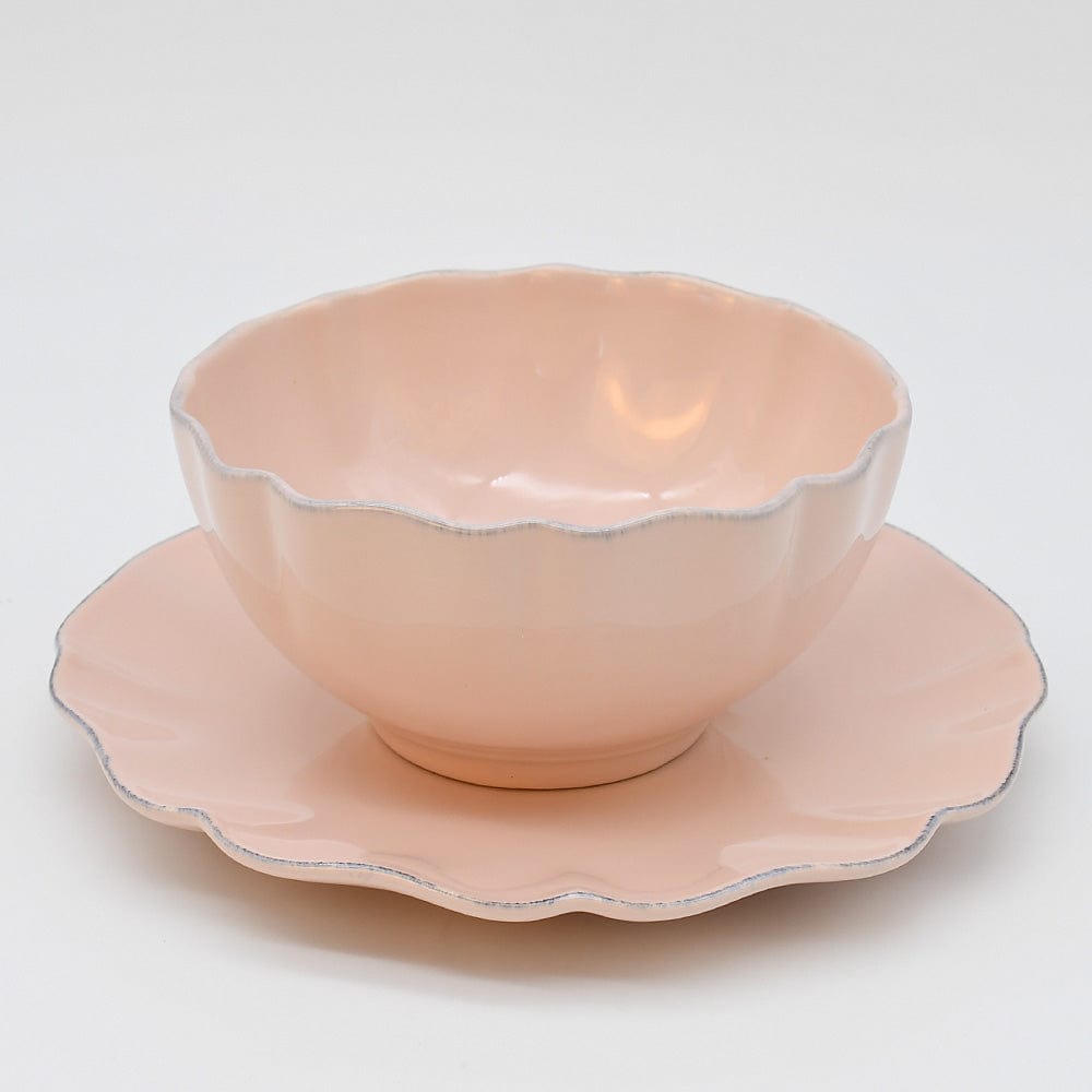 Rosa I Fine Stoneware Bowl - Pink