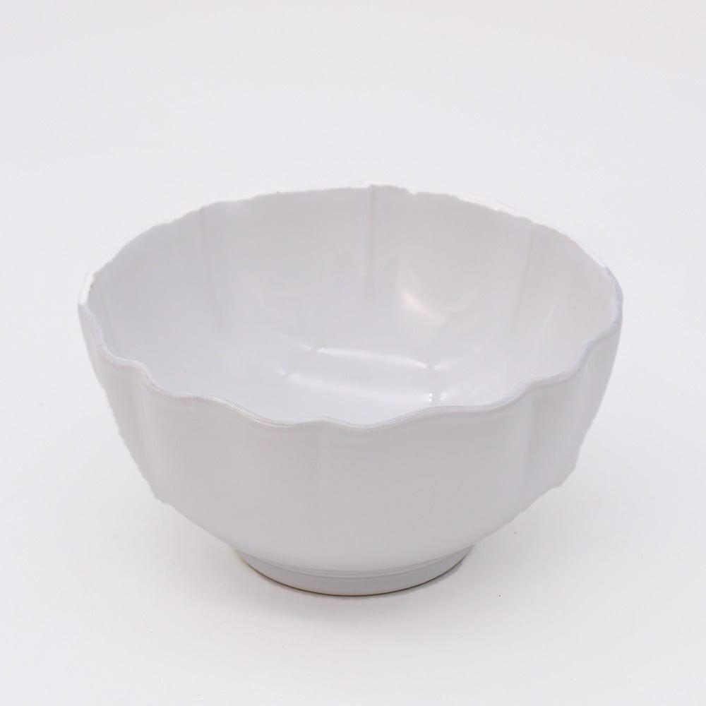 Rosa I Fine Stoneware Bowl - White