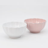 Rosa I Fine Stoneware Bowl - White