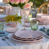 Rosa I Fine Stoneware Bread Plate - Pink