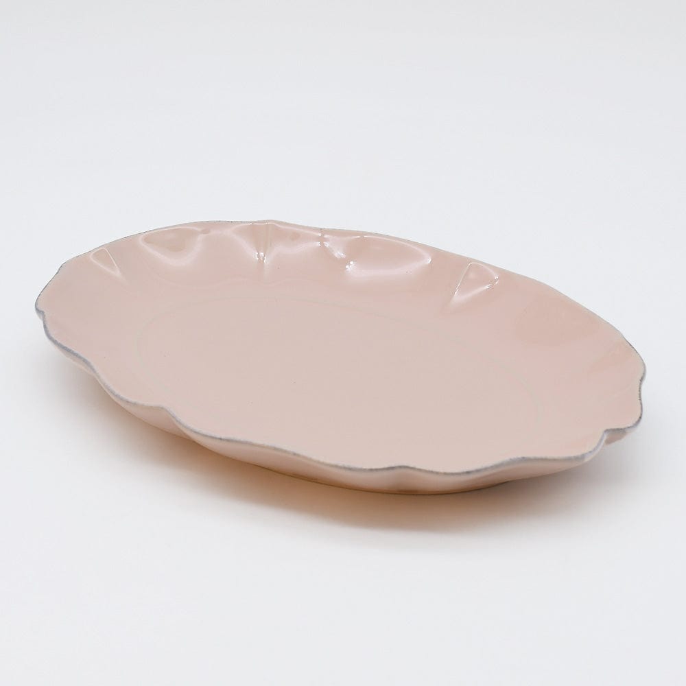 Rosa I Fine Stoneware Charger Plate - Pink