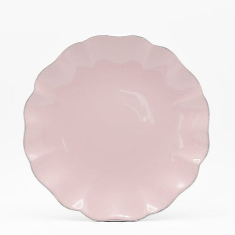 Rosa I Fine Stoneware Dinner Plate - Pink